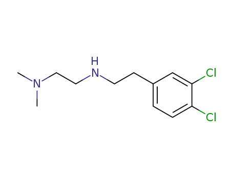 Molecular Structure of 138356-22-6 (1,2-Ethanediamine, N'-[2-(3,4-dichlorophenyl)ethyl]-N,N-dimethyl-)