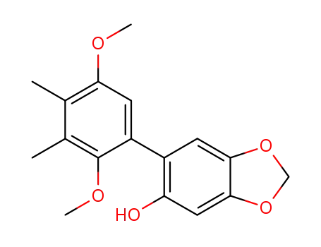 1,3-Benzodioxol-5-ol, 6-(2,5-dimethoxy-3,4-dimethylphenyl)-