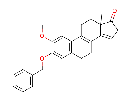 (+/-)-3-benzyloxy-2-methoxyestra-1,3,5<sup>(10)</sup>,8,14-pentaen-17-one