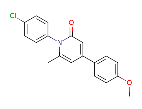 1-(4-Chloro-phenyl)-4-(4-methoxy-phenyl)-6-methyl-1H-pyridin-2-one