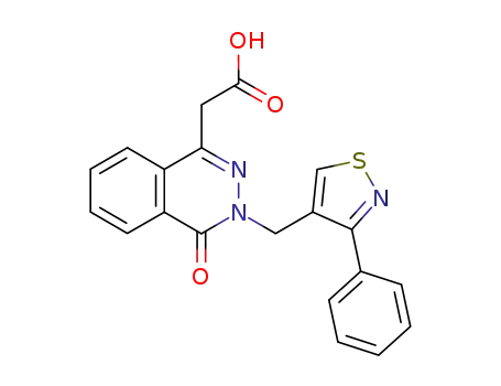 [4-Oxo-3-(3-phenyl-isothiazol-4-ylmethyl)-3,4-dihydro-phthalazin-1-yl]-acetic acid