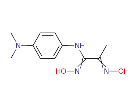 α-p-(N,N-Dimethylamino)phenylamino-α-isonitrosoacetone oxime