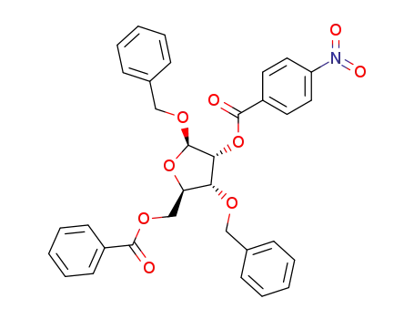 5-O-benzoyl-3-O-benzyl-2-O-(p-nitrobenzoyl)-β-D-ribofuranoside