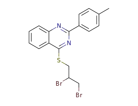 4-[(2,3-Dibromopropyl)sulfanyl]-2-(4-methylphenyl)quinazoline
