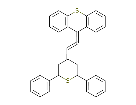 9-(2,6-Diphenyl-2,3-dihydro-thiopyran-4-ylidenevinylidene)-9H-thioxanthene