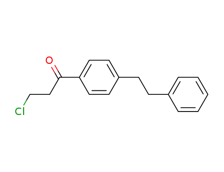 1-Propanone, 3-chloro-1-[4-(2-phenylethyl)phenyl]-