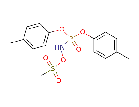 Phosphoramidic acid, [(methylsulfonyl)oxy]-, bis(4-methylphenyl) ester