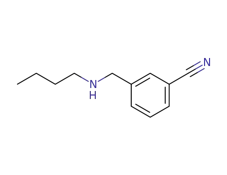 Molecular Structure of 90390-00-4 (3-[(butylamino)methyl]benzonitrile)
