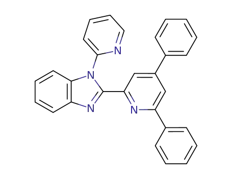 Molecular Structure of 88047-41-0 (1H-Benzimidazole, 2-(4,6-diphenyl-2-pyridinyl)-1-(2-pyridinyl)-)