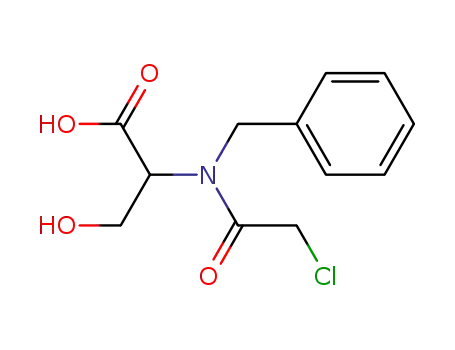 Serine, N-(chloroacetyl)-N-(phenylmethyl)-