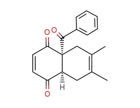 Molecular Structure of 110185-89-2 (1,4-Naphthalenedione, 4a-benzoyl-6,7-dimethyl-4a,5,8,8a-tetrahydro-)