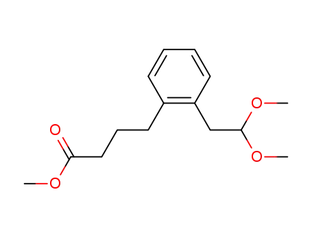 4-[2-(2,2-Dimethoxy-ethyl)-phenyl]-butyric acid methyl ester