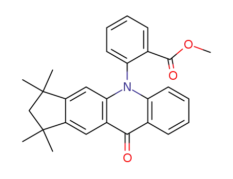 2-<2,3,5,10-Tetrahydro-1,1,3,3-tetramethyl-10-oxo-1H-cyclopent<b>acridin-5-yl>benzoesaeure-methylester