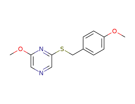 2-Methoxy-6-(4-methoxybenzylthio)pyrazine