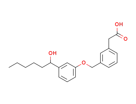 {3-[3-(1-Hydroxy-hexyl)-phenoxymethyl]-phenyl}-acetic acid