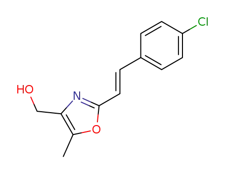 {2-[2-(4-Chlorophenyl)ethenyl]-5-methyl-1,3-oxazol-4-yl}methanol