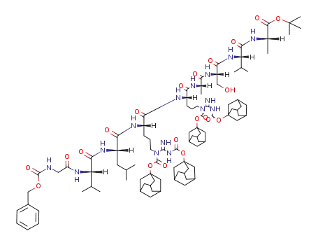 Z-Gly-Val-Leu-Arg(Adoc)2-Arg(Adoc)2-Ala-Ser-Val-Ala-OBu<sup>t</sup>