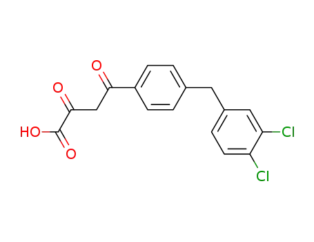 4-[4-(3,4-dichlorophenylmethyl)phenyl]-2,4-dioxo-1-butanoic acid