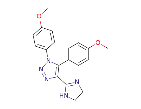 1H-1,2,3-Triazole,
4-(4,5-dihydro-1H-imidazol-2-yl)-1,5-bis(4-methoxyphenyl)-