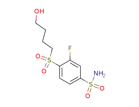 4-(4-ヒドロキシブチルスルホニル)-3-フルオロベンゼンスルホンアミド