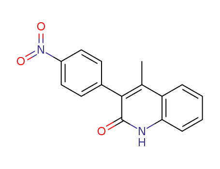 4-methyl-3-(4-nitrophenyl)quinolin-2(1H)-one