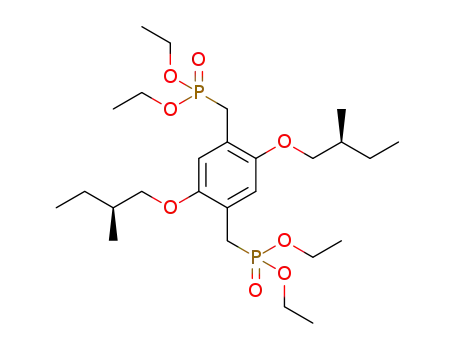 (+)-2,5-di((S)-2-methylbutoxy)-1,4-di(diethoxyphosphonylmethyl)benzene
