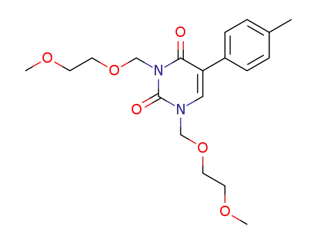 1,3-bis((2-methoxyethoxy)methyl)-5-p-tolylpyrimidine-2,4(1H,3H)-dione
