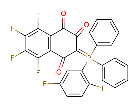 3-[(2,5-difluorophenyl)diphenyl-λ5-phosphanylidene]-5,6,7,8-tetrafluoro-1,2,3,4-tetrahydronaphthalene-1,2,4-trione