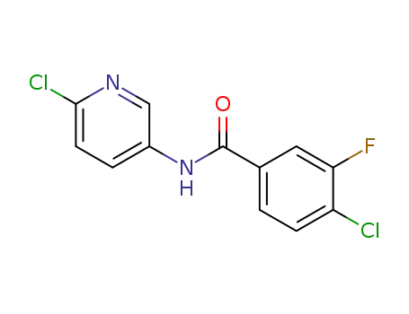 C<sub>12</sub>H<sub>7</sub>Cl<sub>2</sub>FN<sub>2</sub>O