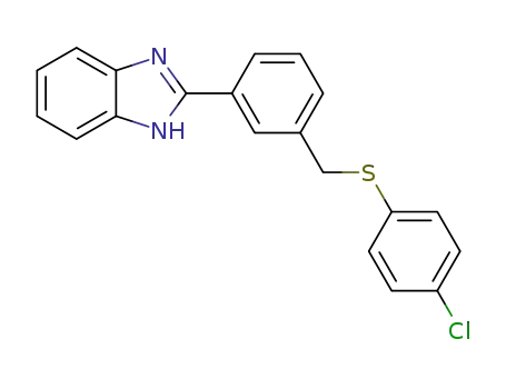 2-(3-((4-chlorophenylthio)methyI)phenyl)-1H-benzo[d]imidazole