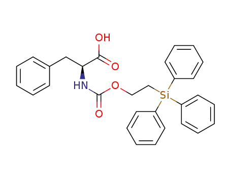 N-(2-(triphenylsilyl)ethoxy)carbonyl-L-phenylalanine