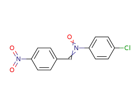 Molecular Structure of 19865-63-5 (N-(4-Nitrobenzylidene)-4-chloroaniline N-oxide)