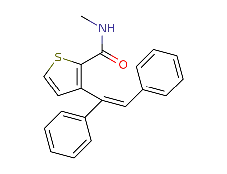 3-(1,2-diphenylvinyl)-N-methylthiophene-2-carboxamide