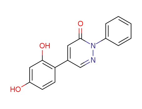 5-(2,4-dihydroxy-phenyl)-2-phenyl-pyridazin-3(2H)-one