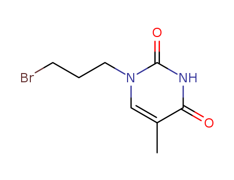2,4(1H,3H)-Pyrimidinedione, 1-(3-bromopropyl)-5-methyl-