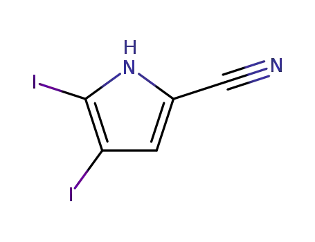 1H-Pyrrole-2-carbonitrile, 4,5-diiodo-