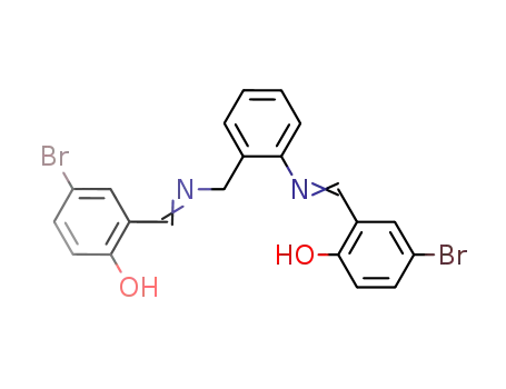 Molecular Structure of 501447-01-4 (4-bromo-2-[2-(5-bromo-2-hydroxybenzylideneaminomethyl)phenyliminomethyl]phenol)