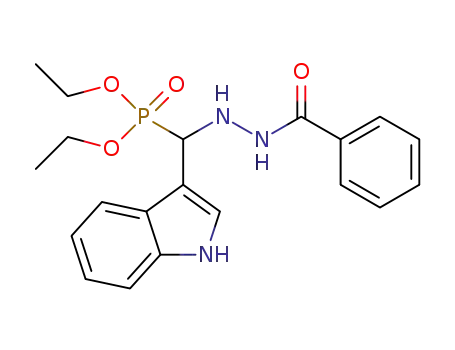 diethyl [(2-benzoylhydrazino)(1H-indol-3-yl)methyl]phosphonate