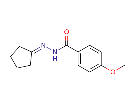 Molecular Structure of 199434-83-8 (N-cyclopentylidene-4-methoxybenzohydrazide)