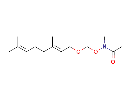 (E)-N-((3,7-dimethylocta-2,6-dienyloxy)methoxy)-N-methylacetamide