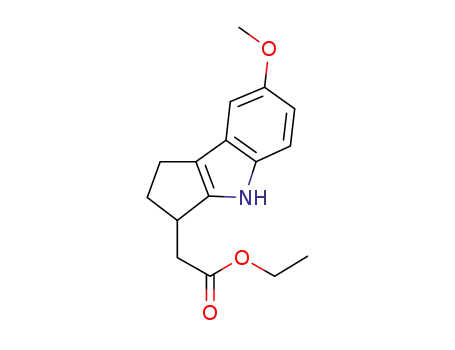 ethyl 2-(7-methoxy-1,2,3,4-tetrahydrocyclopenta[b]indol-3-yl)acetate