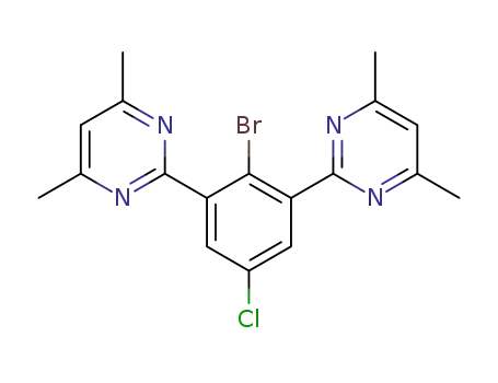 1-bromo-4-chloro-2,6-bis(4,6-dimethyl-2-pyrimidinyl)benzene