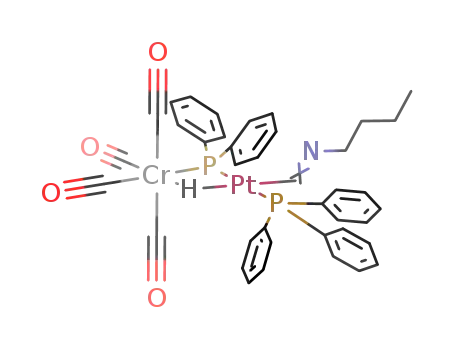 (CO)4Cr(μ-PPh2)(μ-H)Pt(CN-n-Bu)(PPh3)
