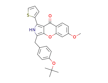 3-[4-(tert-butoxy)benzyl]-6-methoxy-1-(thiophen-2-yl)chromeno[2,3-c]pyrrol-9(2H)-one