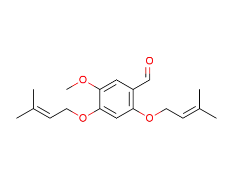 2,4-diprenyloxy-5-methoxybenzaldehyde