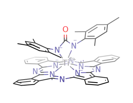 (N,N'-dimesitylureato-κ2N,N')phthalocyaninatotitanium(IV)