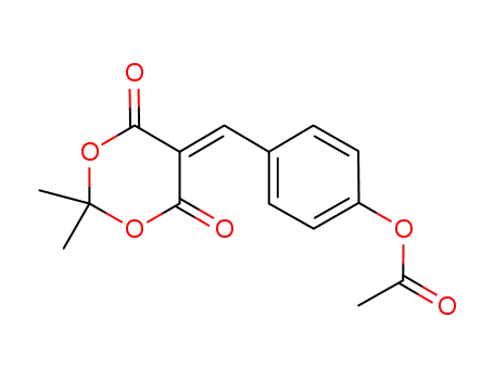 acetic acid 4-(2,2-dimethyl-4,6-dioxo[1,3]dioxan-5-ylidenemethyl)-phenyl ester