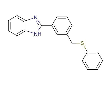 Molecular Structure of 1281987-94-7 (2-(3-(phenyIthiomethyl)phenyl)-1H-benzo[d]imidazole)