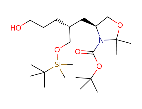 (S)-tert-Butyl 4-((R)-2-(((tert-butyldimethylsilyl)oxy)methyl)-5-hydroxypentyl)-2,2-dimethyloxazolidine-3-carboxylate