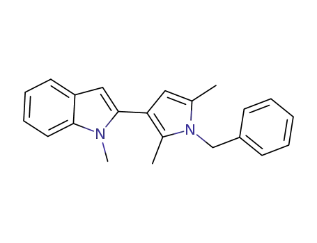 2-(1-benzyl-2,5-dimethyl-1H-pyrrol-3-yl)-1-methyl-1H-indole